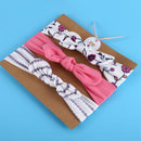 3Pcs/sets of rabbit ear children's headband cute princess bow hair hair flo P7L5