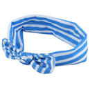 Baby Girls Tie Knot Headband Knitted Cloth Children Girls Elastic Hair Band P2S3