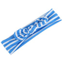 Baby Girls Tie Knot Headband Knitted Cloth Children Girls Elastic Hair Band P2S3