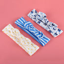 Baby Girls Tie Knot Headband Knitted Cloth Children Girls Elastic Hair Band P2S3