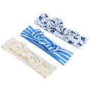 Baby Girls Tie Knot Headband Knitted Cloth Children Girls Elastic Hair Band P2S3