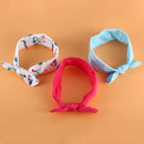 Baby Girls Tie Knot Headband Knitted Cloth Children Girls Elastic Hair Band A9E3