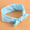 Baby Girls Tie Knot Headband Knitted Cloth Children Girls Elastic Hair Band A9E3