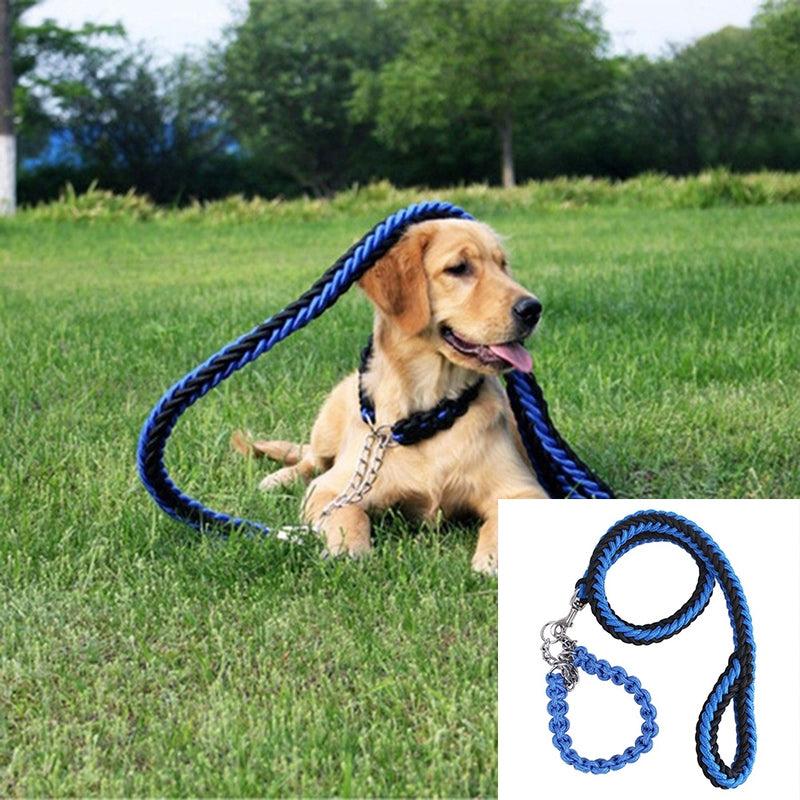 Adjustable Dog Leash Nylon Pet Leash Rope for Large Dogs Soft Dog Set Chain V7F5