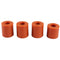 4pcs/pack 18mm*3 + 16mm*1 Silicone Shock Absorbed Heated Bed Hot Bed Leveling Column Kit For 3D Printer Parts