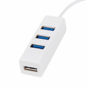 USB 3.1 Type-C to 3 Port USB Hub (white) X7G1