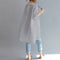 Women Summer Short Sleeve Irregular Cotton Tops T-shirt Blouse Plus Size,Gr O4P6
