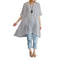 Women Summer Short Sleeve Irregular Cotton Tops T-shirt Blouse Plus Size,Gr O4P6