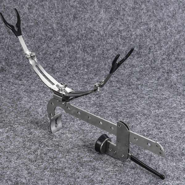 LEO Stainless Steel Fishing Rod Rest Racks Folding Fishing Pole Holder Fishing Support Stand Fishing Tool