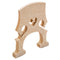Professional Cello Bridge for 4/4 Size Cello Exquisite Maple Material