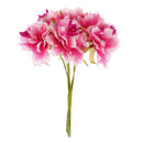 6pcs 4cm Artificial carnation flowers Stamen silk flower bouquet for weddin F5X3