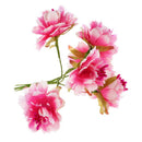 6pcs 4cm Artificial carnation flowers Stamen silk flower bouquet for weddin F5X3