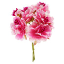 6pcs 4cm Artificial carnation flowers Stamen silk flower bouquet for weddin F5X3
