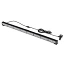 35 Inch 12V 32W 32 LED Car Traffic Advisor Emergency Hazard Warning Signal Strobe Light Bar Amber White Lamp