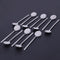 12pcs/Set Round Shape Coffee Spoon Stainless Steel Mini Teaspoons Sugar Des S5Q4