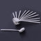 12pcs/Set Round Shape Coffee Spoon Stainless Steel Mini Teaspoons Sugar Des S5Q4