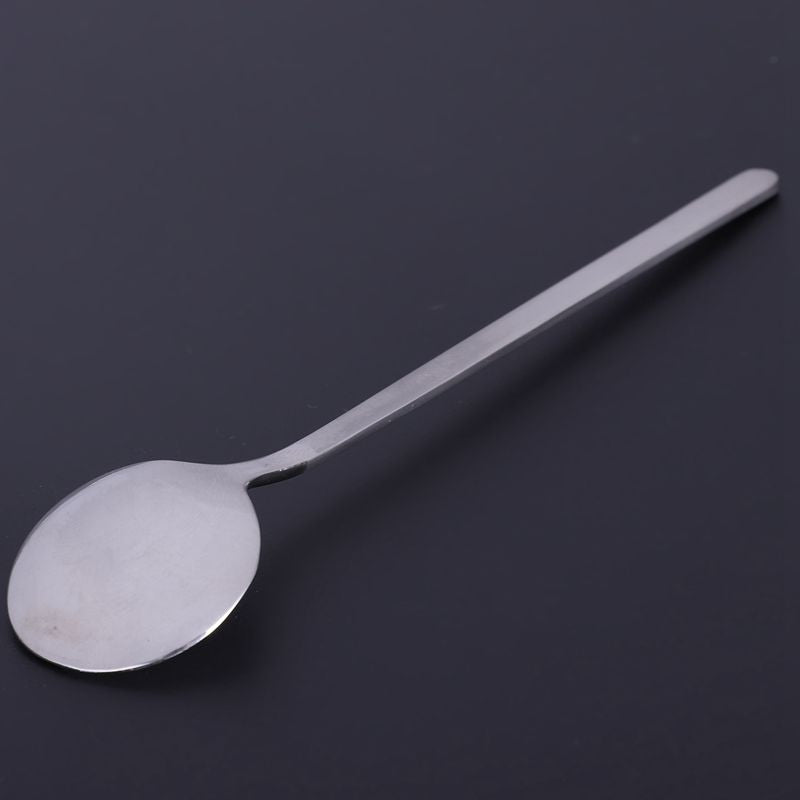 12pcs/Set Round Shape Coffee Spoon Stainless Steel Mini Teaspoons Sugar Des S5Q4