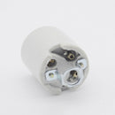 high quality E27 Ceramic Screw Base Round LED Light Bulb Lamp Socket Holder B8S6
