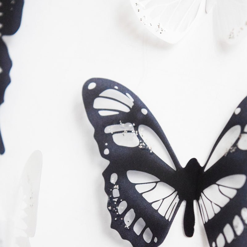 18 Pcs 3D Butterflies Wall Sticker PVC DIY Removable Decor Waterproof Mural Decoration Wall Stickers