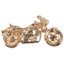 Fashion Motorcycle Brooch Enamel Brooches Girls Gifts Jewelry Suit Collar S O6D4