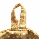 cotton linen art flower pot small sack hanging jute cotton dot storage bask