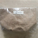 cotton linen art flower pot small sack hanging jute cotton dot storage bask
