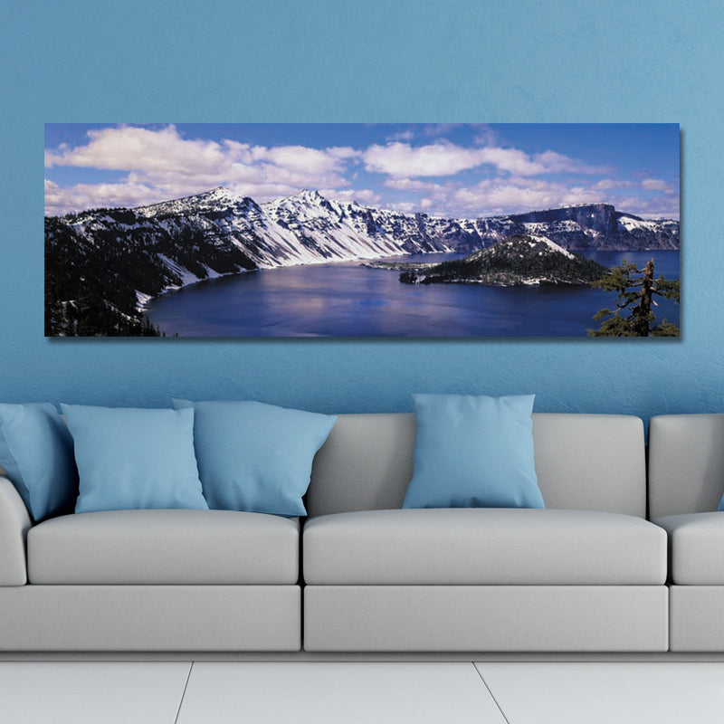 DYC 10355 Single Spray Oil Paintings Snow Mountain Photography For Home Decoration Paintings Wall Art