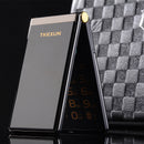 TKEXUN M2 Flip Phone 2800mAh 3.0 inch Touch Screen Blutooth FM Dual Sim Card Flip Feature Phone