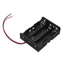 3pcs DC 11.1V 3 Slot 3 Series 18650 Battery Holder Box Case With 2 Leads And Spring