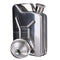 Portable 5oz Stainless Steel Mini Hip Flask Liquor Whisky Pocket Bottle With Funnel
