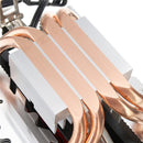 LED 4 Heat Pipe Quiet CPU Cooler Cooling Fan Heat Sink For Intel LGA 1151 1155 775 1156 AMD