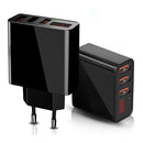 Bakeey 3.4A Current Voltage LED Display EU Wall Travel Charger for Smartphones Tablets