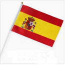 Hand Flags of the country world With Poles Word Cup 32 Countries Small band