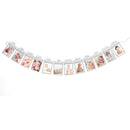 DIY Monthly Paper 1St One Year Old Baby Photo Booth Birthday Banner String  G2O2