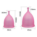 Anytime Women Medical Grade Silicone Anti Leakage Menstrual Period Cup S pi