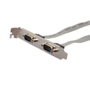 PCI to Dual DB9 Serial RS232 2 Ports Black Card Adapter Controller R7O7