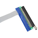 PCI-E PCI Express 16X to 1X Riser Card Adapter Extender Flex Flexible Exten