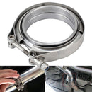 Stainless Steel V Band Flat Flange Clamp Kit Assembly - 3 Inch Inner 76mm V S3M8