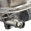 Stainless Steel V Band Flat Flange Clamp Kit Assembly - 3 Inch Inner 76mm V S3M8