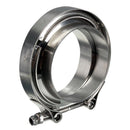 Stainless Steel V Band Flat Flange Clamp Kit Assembly - 3 Inch Inner 76mm V S3M8