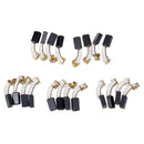 2 pairs 12 x 9 x 6 mm coal brushes Electric tool for electric percussion mo W3C7