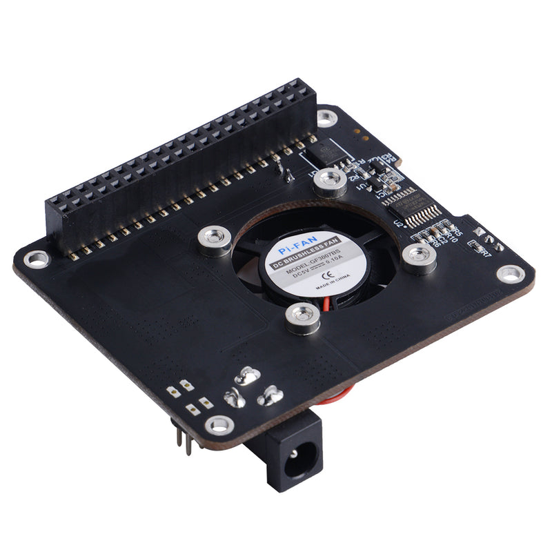 DockerPi Power Board Expansion Board With Cooling Fan For Raspberry Pi 4B/3B/3B+ / Banana Pi / Orange Pi