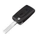 2 Buttons Car Flip Remote key 433mhz HU83 PCF7941 For Citroen For Peugeot E U9K7