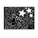 Wall Stickers merry christmas background wall decoration Removable (D, 45 c Z4K1