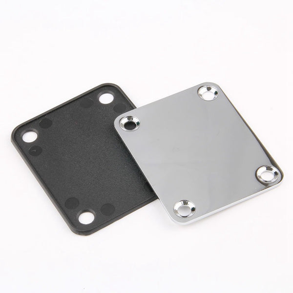 1 Set Electric Guitar Neck Plate with Screws for Strat Tele Guitar Precisio L8Q3