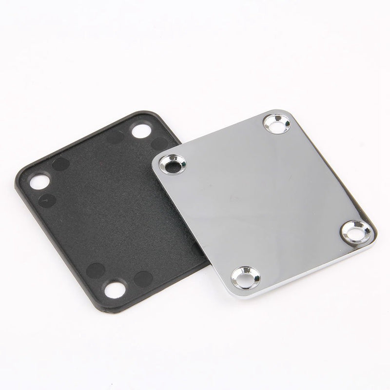 1 Set Electric Guitar Neck Plate with Screws for Strat Tele Guitar Precisio L8Q3