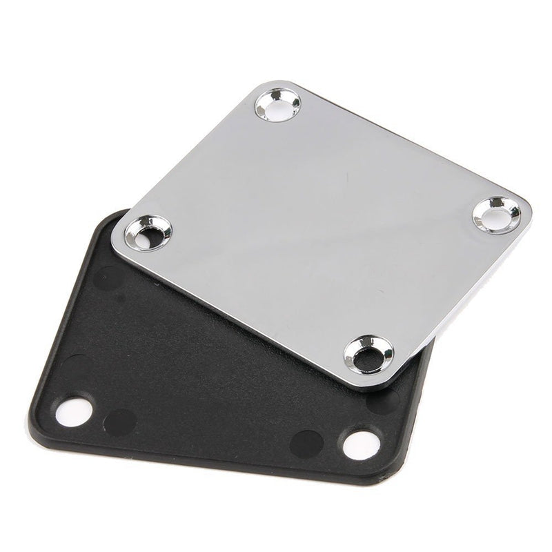 1 Set Electric Guitar Neck Plate with Screws for Strat Tele Guitar Precisio L8Q3