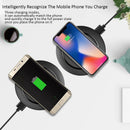 Round Qi Fast Wireless Charger Launch Version Saucer Wireless Charger for i L5A6