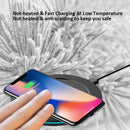 Round Qi Fast Wireless Charger Launch Version Saucer Wireless Charger for i L5A6