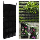 18 Pockets Vertical Garden Flower Pots Hanging Plant Pots Wall Pot and Plan D9S3